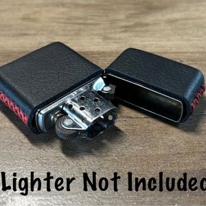Genuine Leather Case for Zippo Lighter Standard Size (Made in USA 🇺🇸)